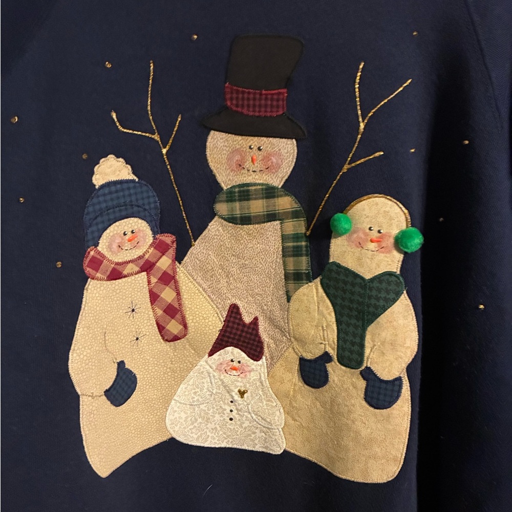 Vintage Snowman Sweater - Picture 3 of 7